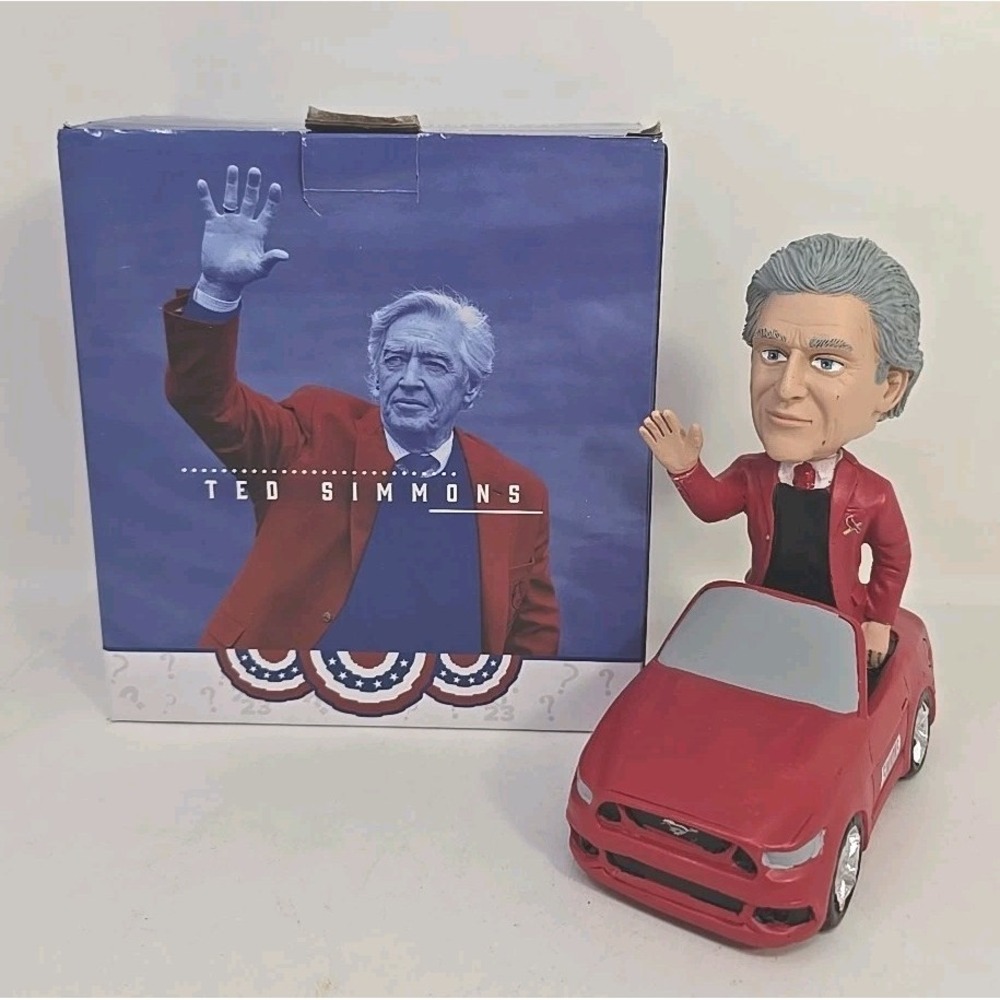Ted Simmons Statue Bobble Head St. Louis Cardinals Giveaway 2023 U282